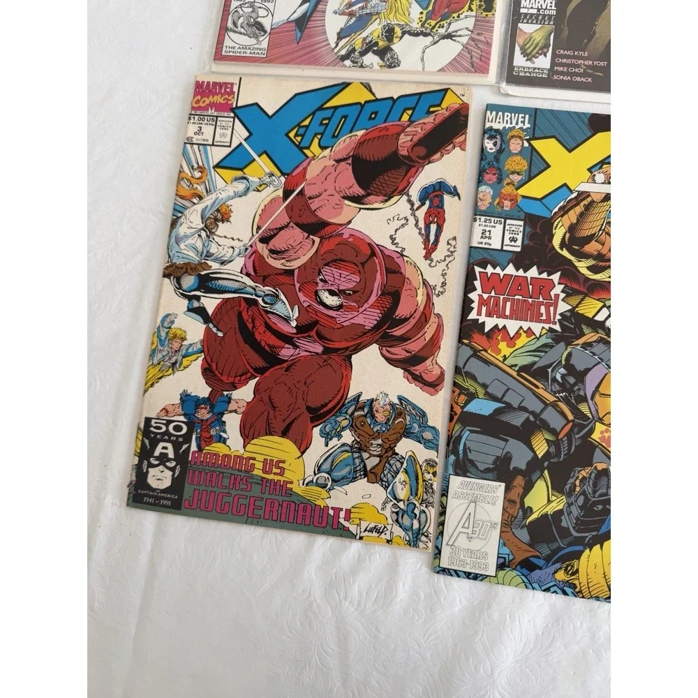 Marvel X-Force Comic Lot 9 Issues 1990s X-Men Cable Stryfe VF NM Set